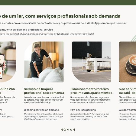 Nomah - Aptos Por Temporada Na Vila Nova Conceicao São Paulo Eksteriør bilde